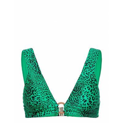 Wild S Banded Tri Bra Swimwear Bikinis Bikini Tops Triangle Bikinitops Grön Seafolly