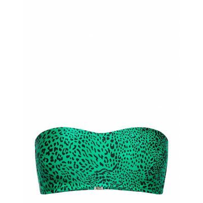 Wild S Bustier Bandeau Swimwear Bikinis Bikini Tops Bandeau Bikinitops Grön Seafolly