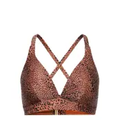 Wild S Dd Longline Tri Bra Swimwear Bikinis Bikini Tops Triangle Bikinitops Multi/mönstrad Seafolly