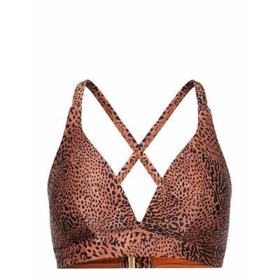 Wild S Dd Longline Tri Bra Swimwear Bikinis Bikini Tops Triangle Bikinitops Multi/mönstrad Seafolly