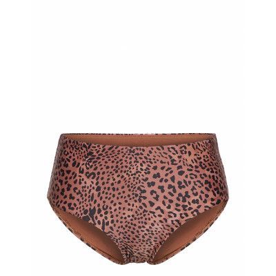 Wild S Wide Side Retro Swimwear Bikinis Bikini Bottoms High Waist Bikinis Brun Seafolly