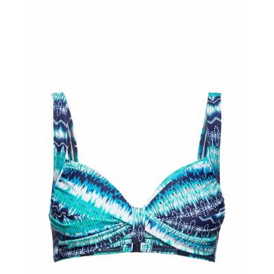 Wire-Free Bikini Top Bikinitop Blå Wiki