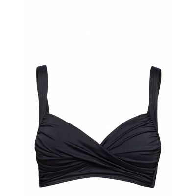 Wire-Free Bikini Top Swimwear Bikinis Bikini Tops Wired Bikinitops Svart Wiki