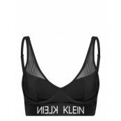 Wired Bralette Swimwear Bikinis Bikini Tops Push-up Bikinitops Svart Calvin Klein