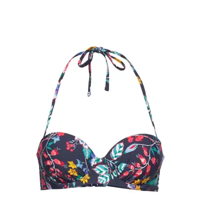 Women Beach Tops With Wire Padded Bra Swimwear Bikinis Bikini Tops Wired Bikinitops Multi/patterned Esprit Bodywear Women