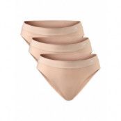 Danish Endurance Women's Bamboo Bikini 3-Pack Beige