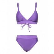 Womens Banded Triangle 2 Piece Bikini Lila Speedo