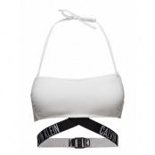 X Bandeau-Rp Swimwear Bikini Tops Vit Calvin Klein