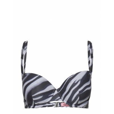 Zebra Demi Pw Bikinitop Blå Hunkemöller