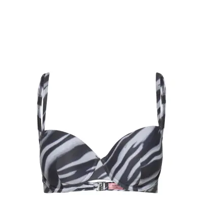 Zebra Demi Pw Bikinitop Blå Hunkemöller