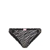 Zebra Rings Cheeky T Swimwear Bikinis Bikini Bottoms Bikini Briefs Svart Hunkemöller