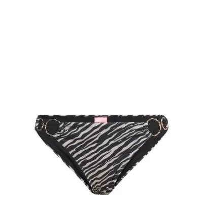 Zebra Rings Cheeky T Swimwear Bikinis Bikini Bottoms Bikini Briefs Svart Hunkemöller