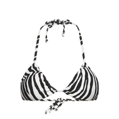 Zecora Bel Bikini Top Swimwear Bikinis Bikini Tops Triangle Bikinitops Black Becksöndergaard