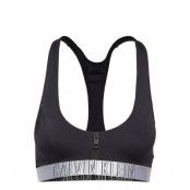 Zip Bralette-Rp Bikinitop Svart Calvin Klein