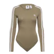 Adicolor Classics Bodysuit W T-shirts & Tops Bodies Grön Adidas Originals