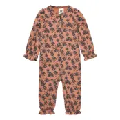 Adorable Bodysuit Långärmad Bodysuit Multi/mönstrad Müsli By Green Cotton