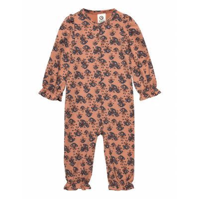 Adorable Bodysuit Långärmad Bodysuit Multi/mönstrad Müsli By Green Cotton