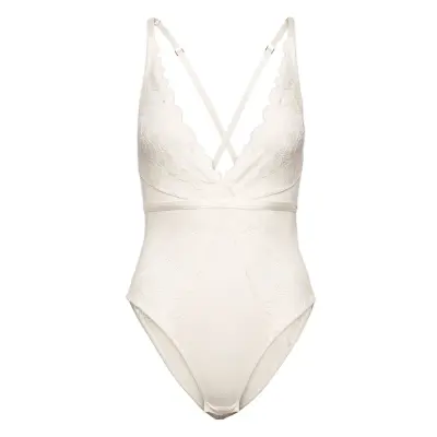 All_In_ Lilias Bodysuit Bodies Slip Vit Dorina