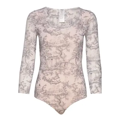 Antoinette String Body T-shirts & Tops Bodies Creme Wolford