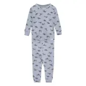 Babygap 100% Organic Cotton Shark Print Pj Set Långärmad Bodysuit Multi/mönstrad GAP