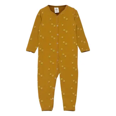 Ball Bodysuit Långärmad Bodysuit Gul Müsli By Green Cotton