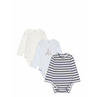 Hust & Claire Base- Bodysuit 3-Pack Multi/patterned