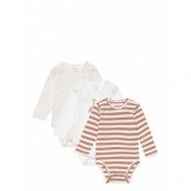 Hust & Claire Base- Bodysuit 3-Pack Multi/patterned