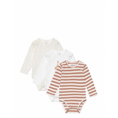 Hust & Claire Base- Bodysuit 3-Pack Multi/patterned
