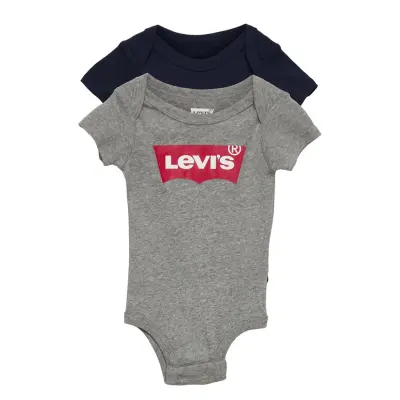 Batwing 2Pk Bodysuit Bodies Short-sleeved Multi/mönstrad Levi's