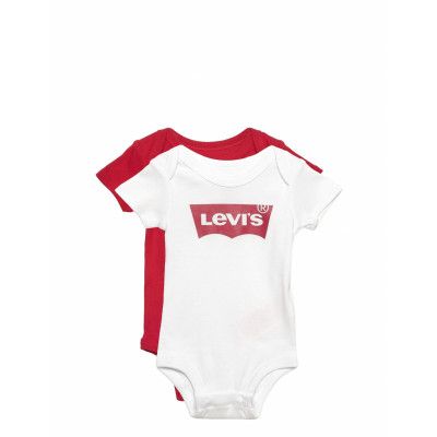 Batwing 2Pk Bodysuit Bodies Short-sleeved Vit Levi's