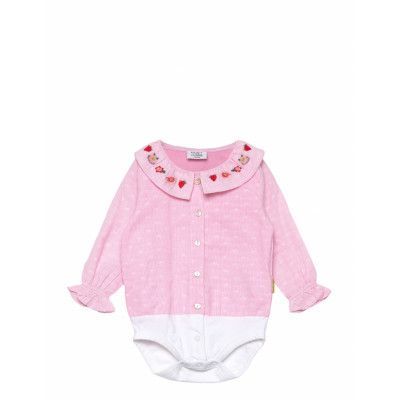 Hust & Claire Bernadette - Shirt Bodysuit Rosa