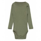 Berry - Bodysuit Bodies Long-sleeved Green Hust & Claire