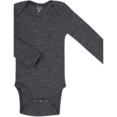 Smallstuff Body Ls, Dark Grey Drop Needle, Merino Wool Grå