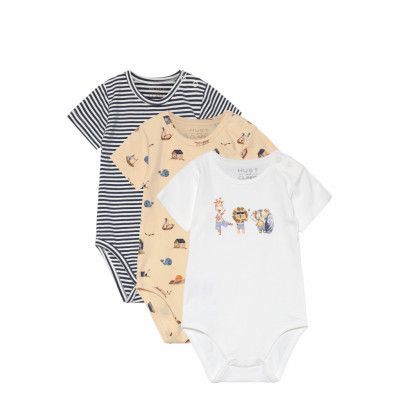 Hust & Claire Bruno - Bodysuit 3-Pack Multi/patterned