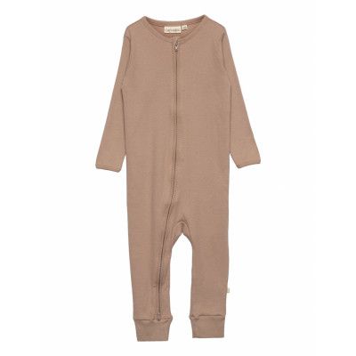 Caline Sie 86Cm - 18M Neutral Långärmad Bodysuit Beige That's Mine