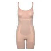 Calvin Klein Mid Thigh Bodysuit Beige