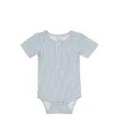 Cam Cam Copenhagen Short Sleeved Body Elliot - Blue - 74