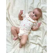 Cam Cam Copenhagen Short Sleeved Body Olivia - Cream - 62