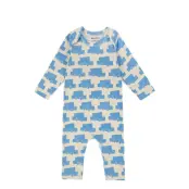Cars All Over Overall Långärmad Bodysuit Multi/mönstrad Bobo Choses