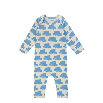 Cars All Over Overall Långärmad Bodysuit Multi/mönstrad Bobo Choses