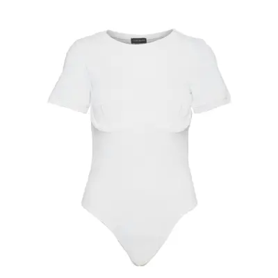 Cecilie Bodysuit Bodies Slip Vit OW Collection