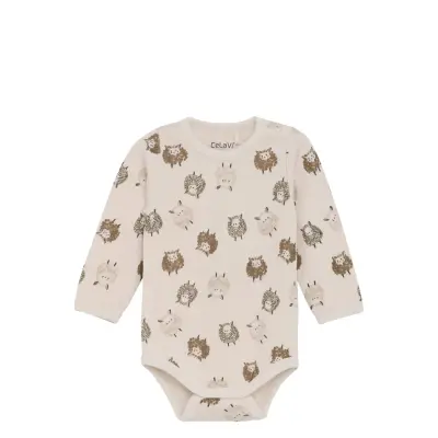 CeLaVi Body Ls - Aop Beige