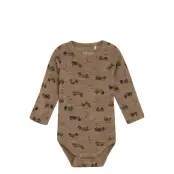 CeLaVi Body Ls - Aop Brun