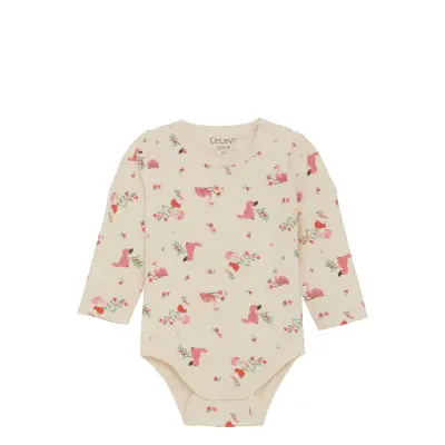 CeLaVi Body Ls - Aop - Pink - 70