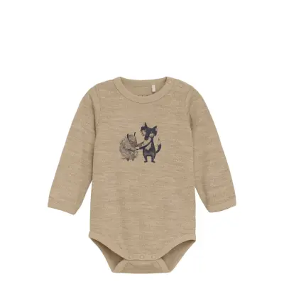 CeLaVi Body Ls, Solid W. Print Beige