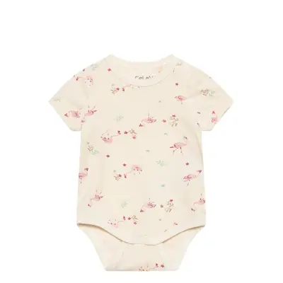 CeLaVi Body Ss - Aop - Cream - 50