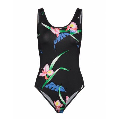 Celeste Bodysuit 80s Tropical T-shirts & Tops Bodies Svart LEVI´S Women
