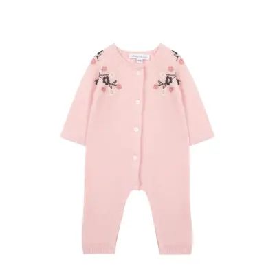 Combilongue1 Långärmad Bodysuit Rosa Tartine Et Chocolat