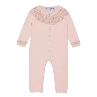 Combilongue3 Långärmad Bodysuit Rosa Tartine Et Chocolat