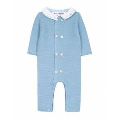 Combilongue4 Långärmad Bodysuit Blå Tartine Et Chocolat